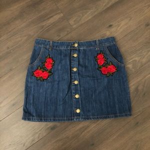 Forever 21 denim skirt